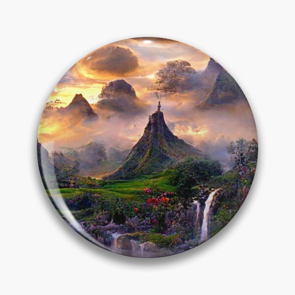 Item preview, Fantasy Landscape by Rude Kitten Designs designed and sold by rudekitten.