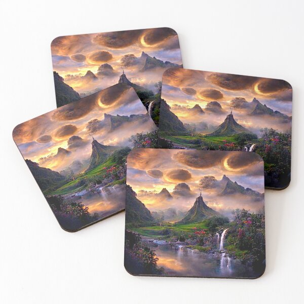 Item preview, Fantasy Landscape by Rude Kitten Designs designed and sold by rudekitten.