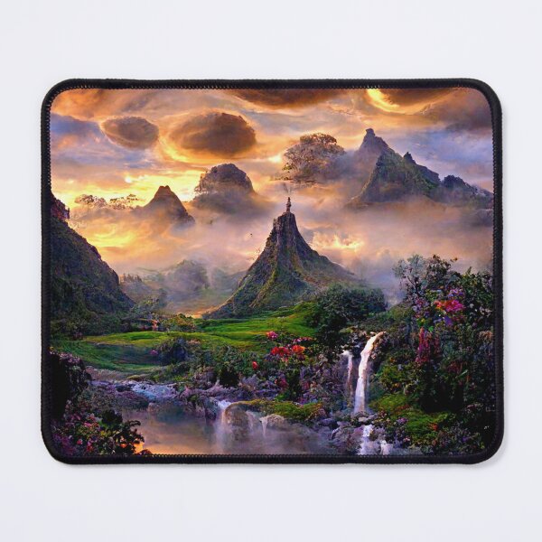 Item preview, Fantasy Landscape by Rude Kitten Designs designed and sold by rudekitten.