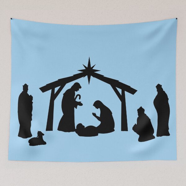 Item preview, Full Christmas Nativity Silhouette  designed and sold by Lady-Lilac.