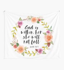 Christian Quote Wall Tapestry