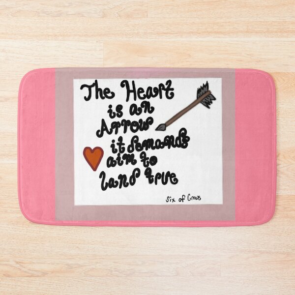 Item preview, "Heart is an Arrow" Quote designed and sold by Emmadagnyart.
