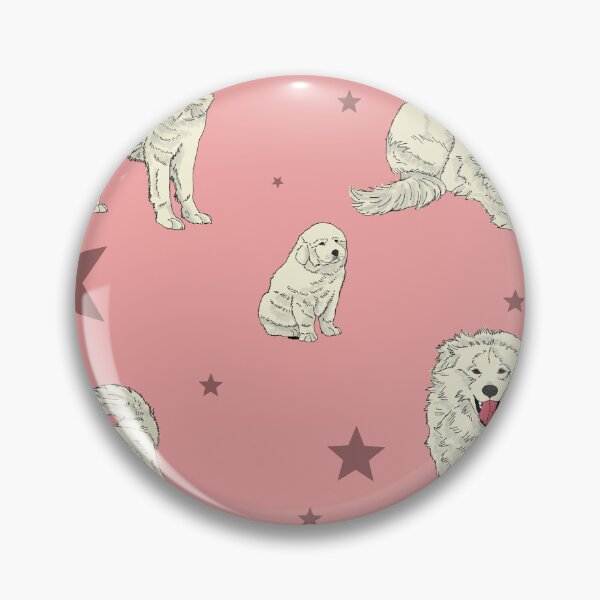 Item preview, Great Pyrenees Pattern Pink designed and sold by Ashley Gagnon.