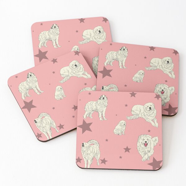 Item preview, Great Pyrenees Pattern Pink designed and sold by Ashley Gagnon.