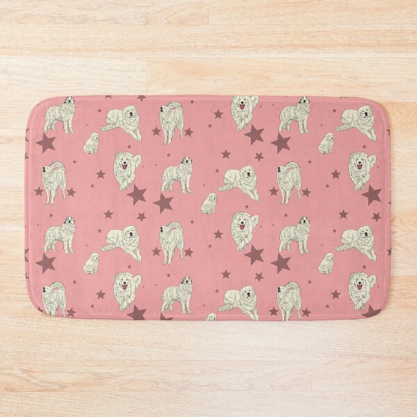 Item preview, Great Pyrenees Pattern Pink designed and sold by Ashley Gagnon.
