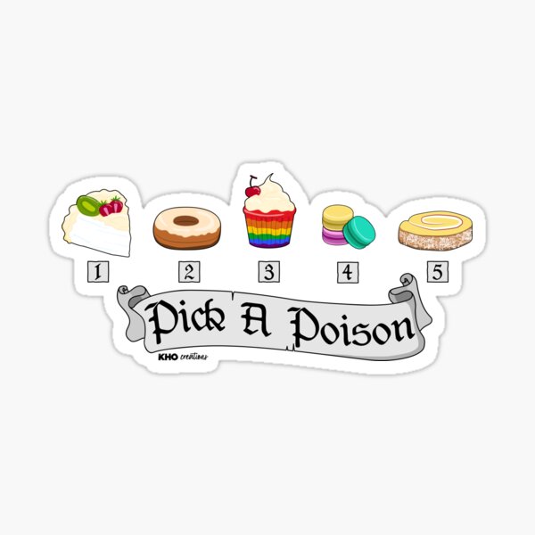 Pick a Poison Sticker