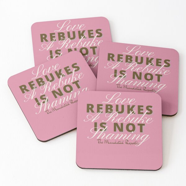 Item preview, Love Rebukes. A Rebuke is Not Shaming. - Orchid Pink designed and sold by TheReporter1.