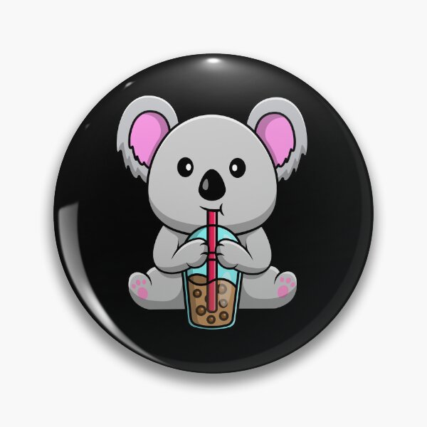 Item preview, Bubble Tea Lover Cute kawaii koala designed and sold by Artistusha.