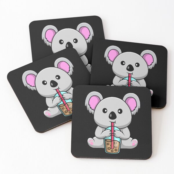 Item preview, Bubble Tea Lover Cute kawaii koala designed and sold by Artistusha.