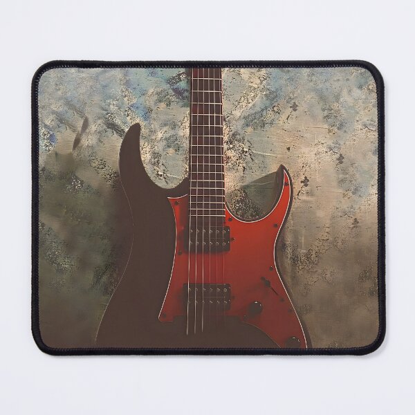 Item preview, Red Electric Guitar Wallpaper designed and sold by ArtParadox.
