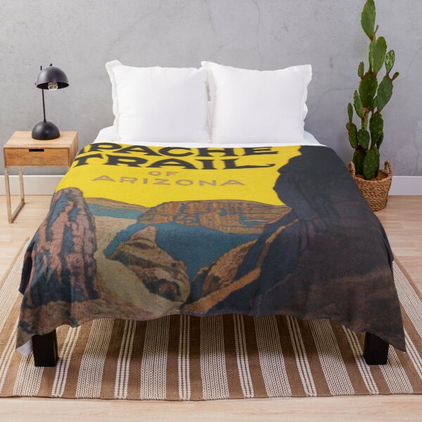 Item preview, Apache Trail Arizona Vintage Travel Poster designed and sold by vintagevivian.