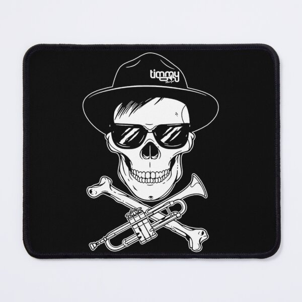 Item preview, Timmy Trumpet Skull Black Tee designed and sold by pankaart.