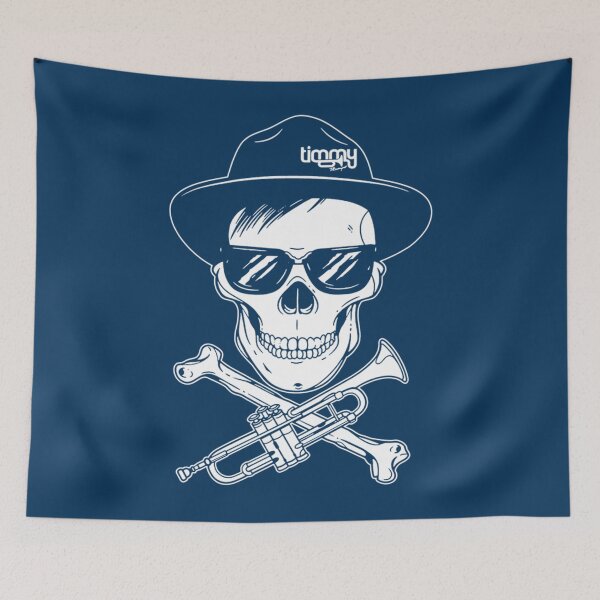 Item preview, Timmy Trumpet Skull Black Tee   designed and sold by pankaart.