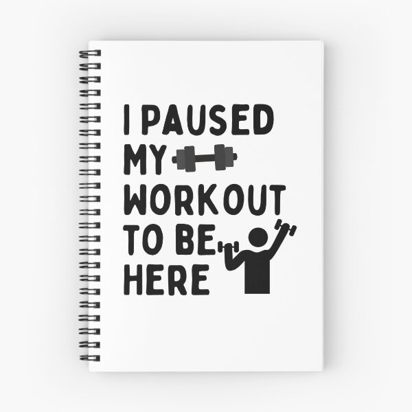 Item preview, I Paused My Workout To Be Here designed and sold by nextneveldesign.