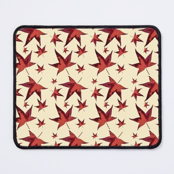 Item preview, Earthy Red Colour Leaves Pattern designed and sold by ea-photos.