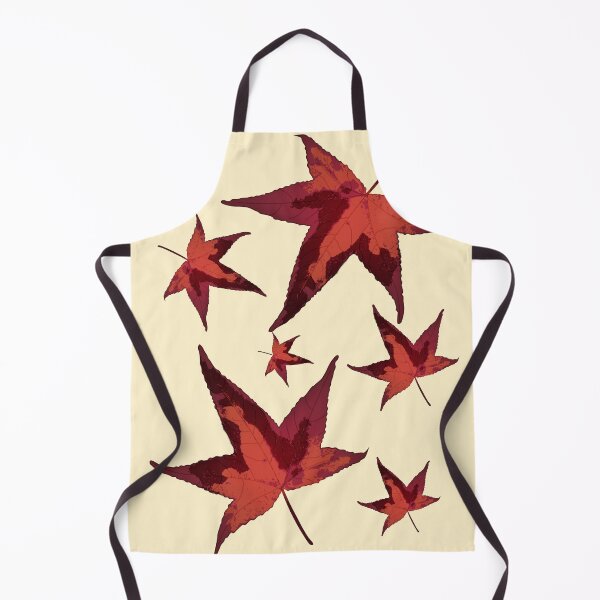 Item preview, Earthy Red Colour Leaves Pattern designed and sold by ea-photos.
