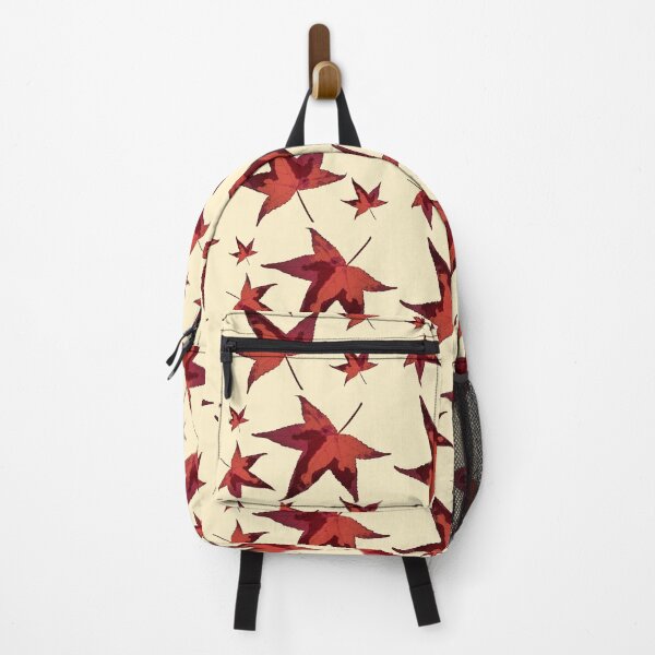 Item preview, Earthy Red Colour Leaves Pattern designed and sold by ea-photos.