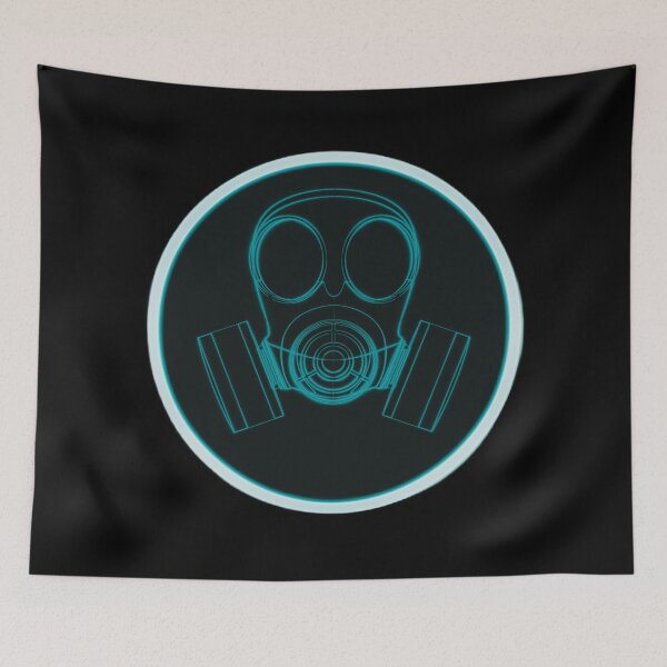 Item preview, Turquoise Biohazard Sign, Unusual Danger Sign designed and sold by Dven-Clothes.