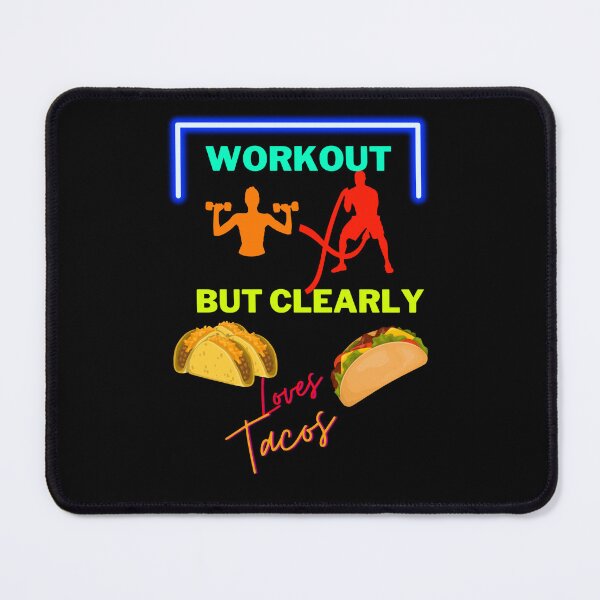 Artikelvorschau, Trainiert, liebt aber offensichtlich Tacos entworfen und verkauft von Echo Aesthetics.
