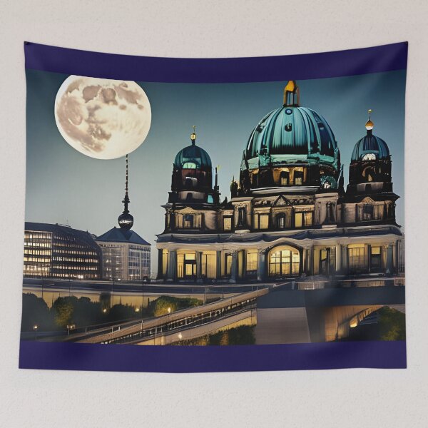 Item preview, Full moon over Berlin designed and sold by REALDesign-Shop.