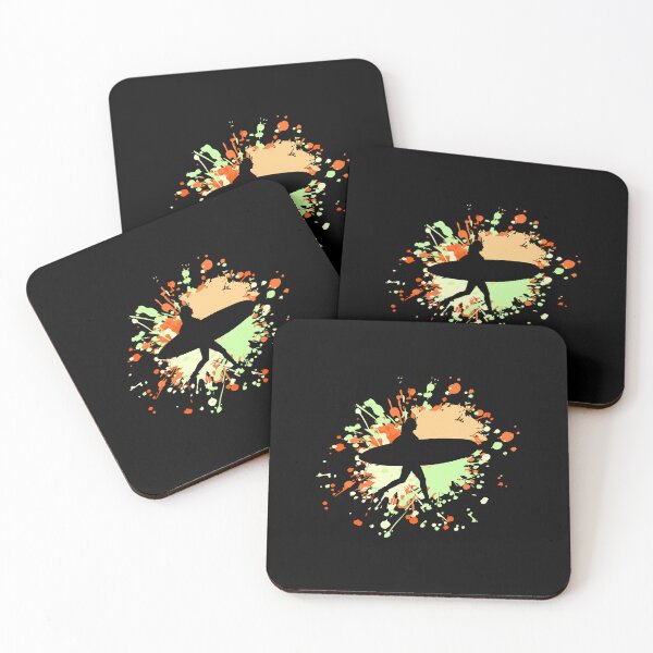 Item preview, Surfer Enjoy The Beach Color Splash designed and sold by onicon.