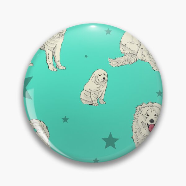 Item preview, Great Pyrenees Pattern Turquoise designed and sold by Ashley Gagnon.