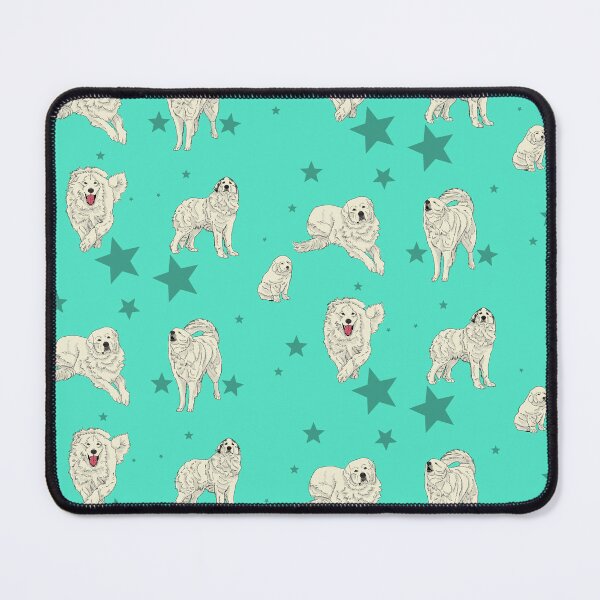 Item preview, Great Pyrenees Pattern Turquoise designed and sold by Ashley Gagnon.