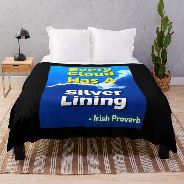 Item preview, Irish Proverb - Every Cloud Has A Silver Lining designed and sold by IrishProverbs.