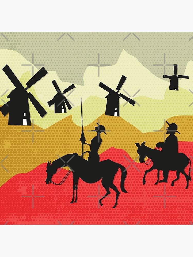 Tilting at windmills, Don Quixote by PrintablesP