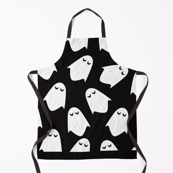 Item preview, Halloween Cute Ghost boo pattern in black designed and sold by garimag.