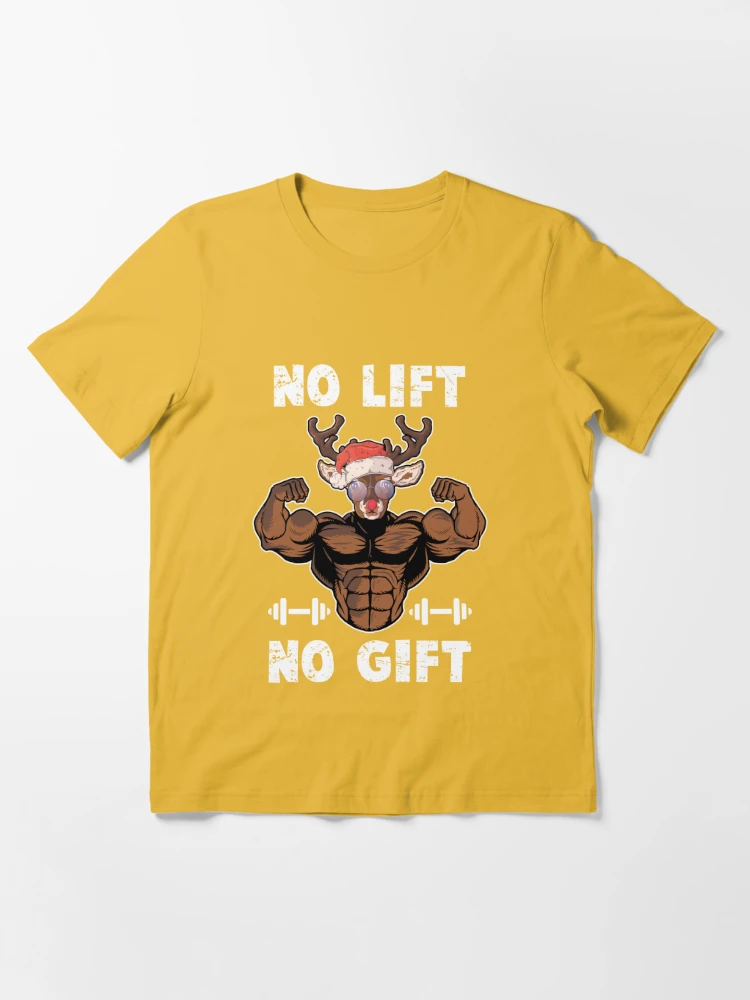 Santa Bodybuilding Santa Claus Bodybuilder No Lift No Gift Premium T-Shirt