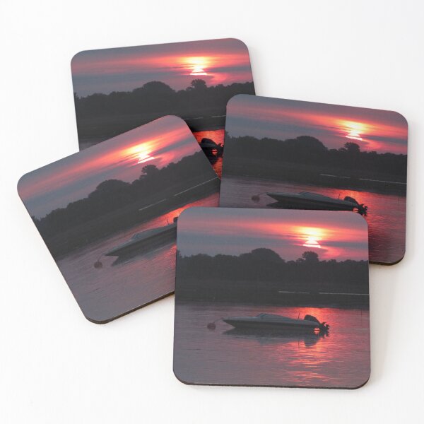 Item preview, Speedboat Sunrise (2) designed and sold by wiggyofipswich.