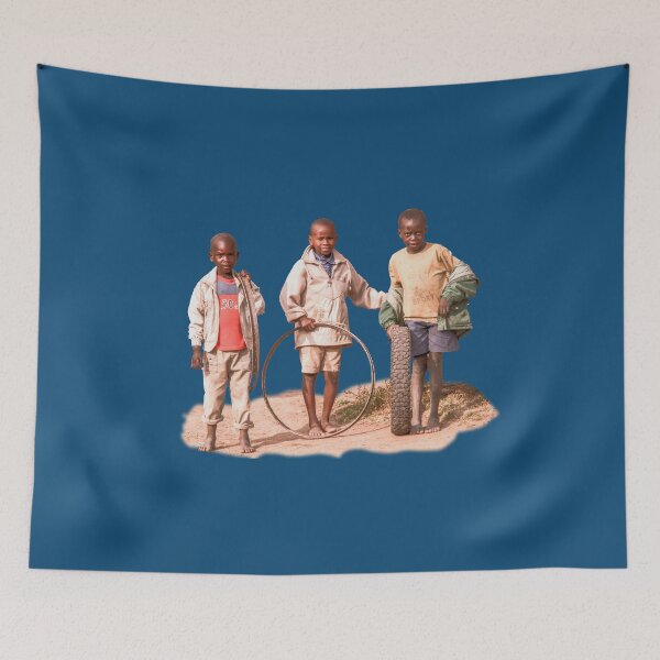 Item preview, Niños jugando, Kenia designed and sold by indiafrankk.