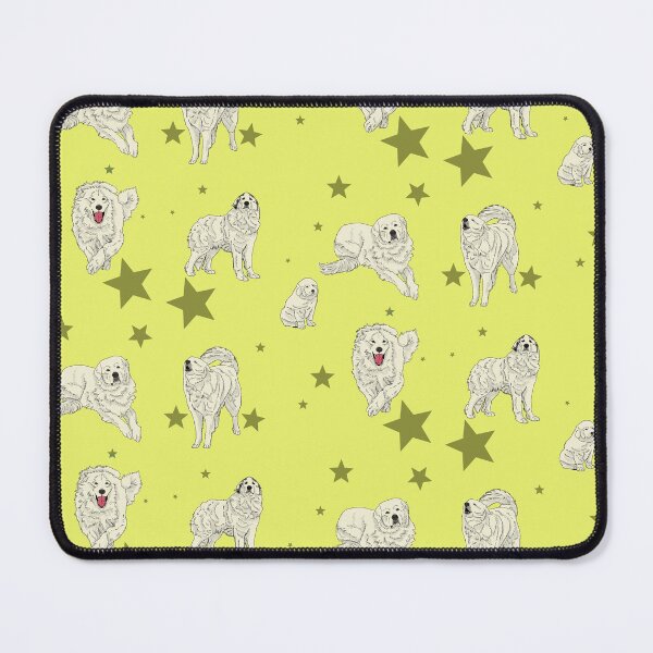 Item preview, Great Pyrenees Pattern Yellow designed and sold by Ashley Gagnon.