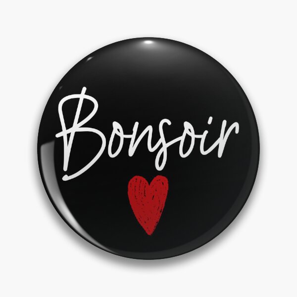 Item preview, Chic Bonsoir French Slogan Language Travel Destination Culture Goodbye designed and sold by goodprana3891.