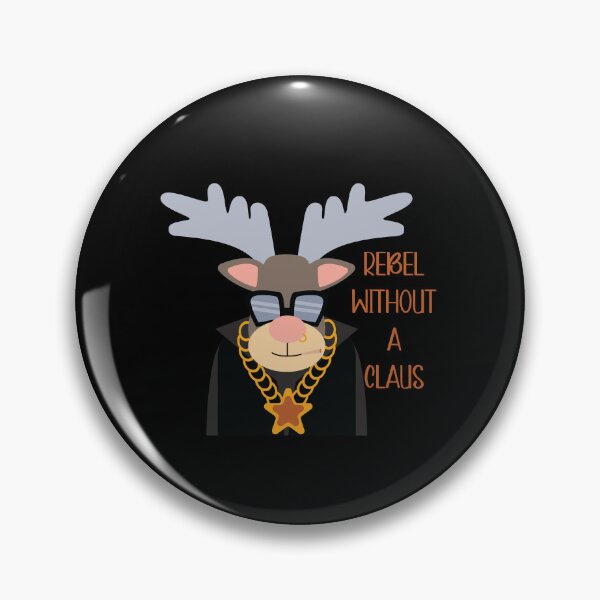 Item preview, Rebel Without A Clause Reindeer  designed and sold by mkzmerch.