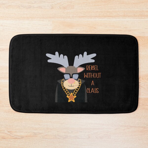 Item preview, Rebel Without A Clause Reindeer  designed and sold by mkzmerch.