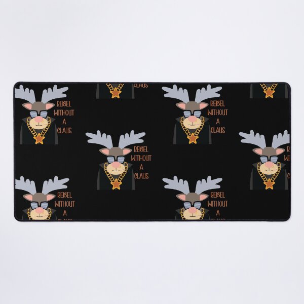 Item preview, Rebel Without A Clause Reindeer designed and sold by mkzmerch.