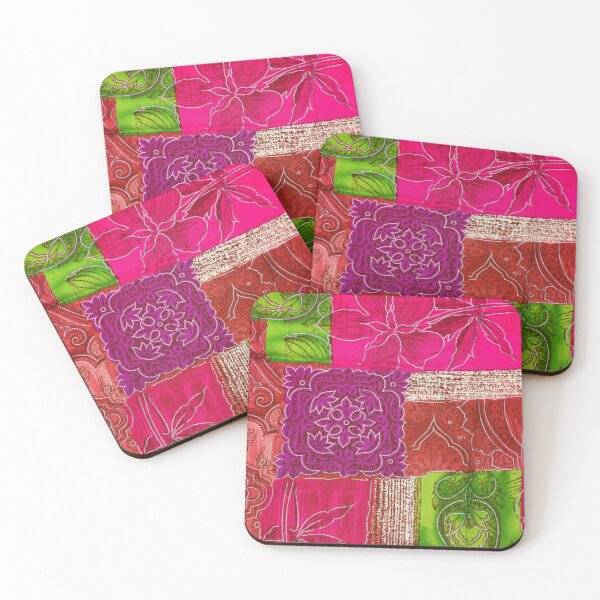 Item preview, Patchwork Pink Vibrant color Pattern designed and sold by smrithi2936.