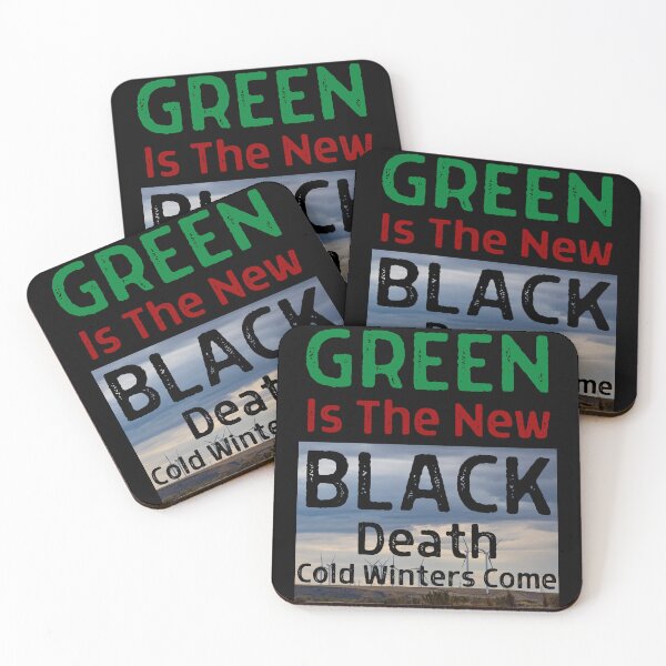 Item preview, Green Is The New Black 06 White Text designed and sold by TWMBDesigns.