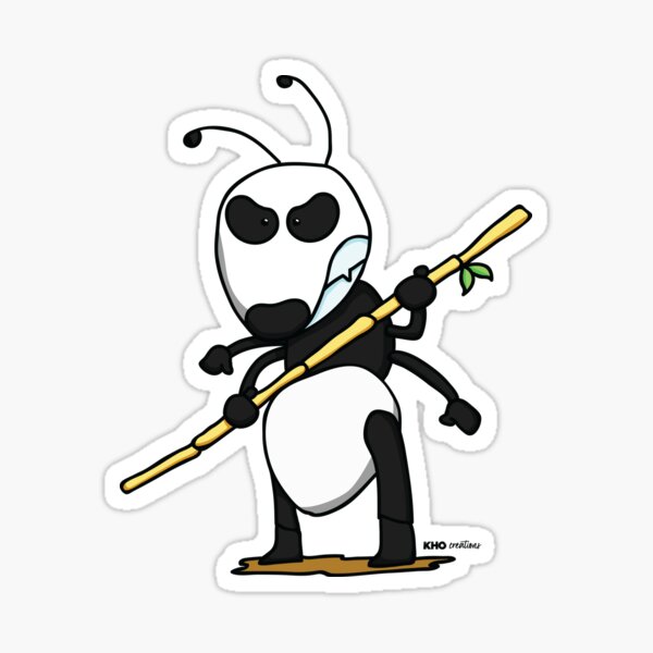 Panda Ant to the Rescue Sticker