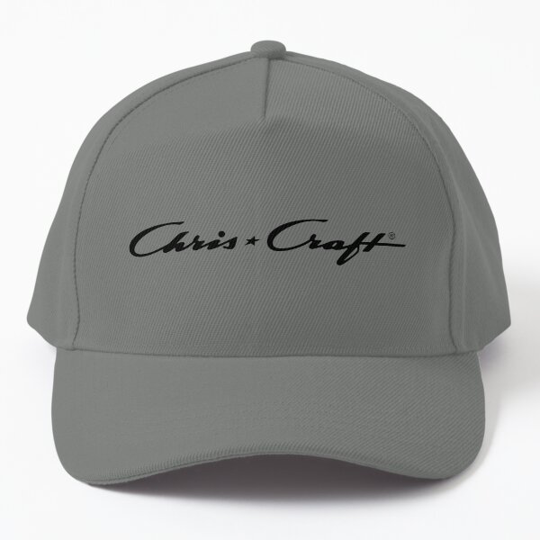 Chris Craft Boat Black Vintage Logo | Cap