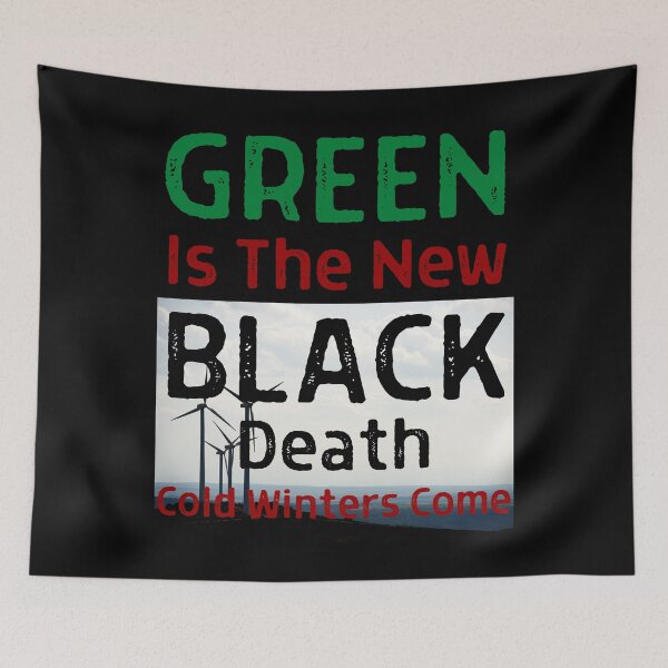 Item preview, Green Is The New Black 08 White Text designed and sold by TWMBDesigns.
