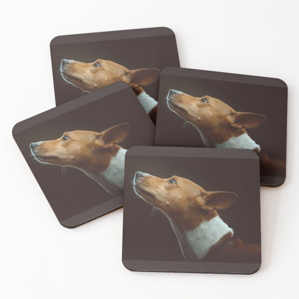 Item preview, Beautiful brown basenji dog designed and sold by reka88.