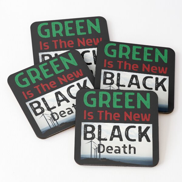 Item preview, Green Is The New Black 09 White Text designed and sold by TWMBDesigns.