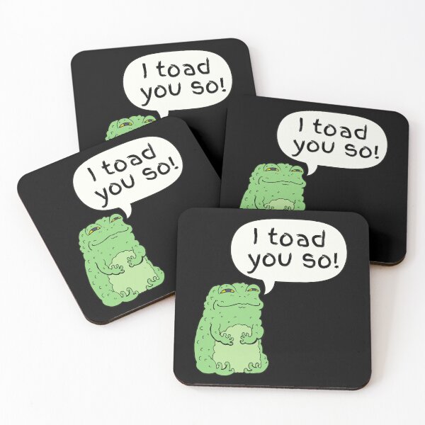 Item preview, I Toad You So Cute Funny Animal Pun designed and sold by LoveSeasonz.
