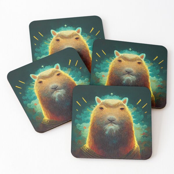 Item preview, god of capybara designed and sold by shrineshop.