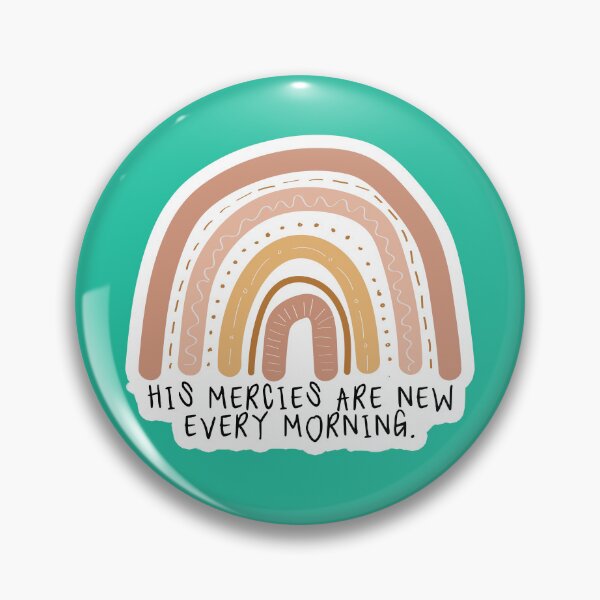 Item preview, His mercies are new every morning designed and sold by Art by Aech.