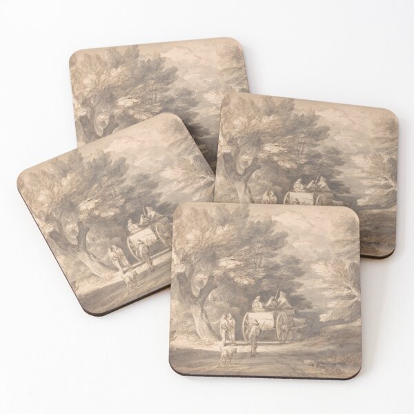 Item preview, Wooded Landscape With A Country Cart designed and sold by designforum1968.