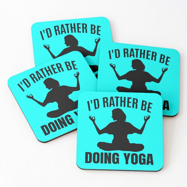 Item preview, I'd Rather Be Doing Yoga - Yoga Lovers designed and sold by HappyArts90.
